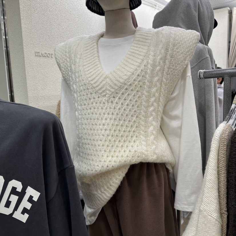 MAGOT韓國直郵㊣女裝新品25秋冬休閑職業推薦熱賣馬甲不含內搭IIIΛGOT/MAGOT馬甲圖色1