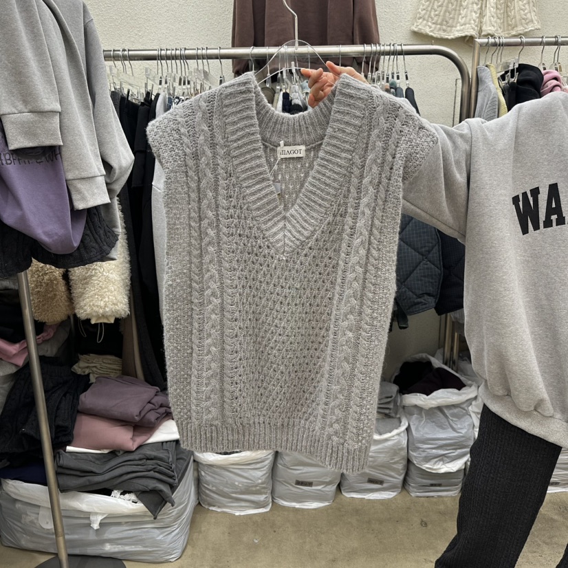 MAGOT韓國直郵㊣女裝新品25秋冬休閑職業推薦熱賣馬甲不含內搭IIIΛGOT/MAGOT馬甲圖色2