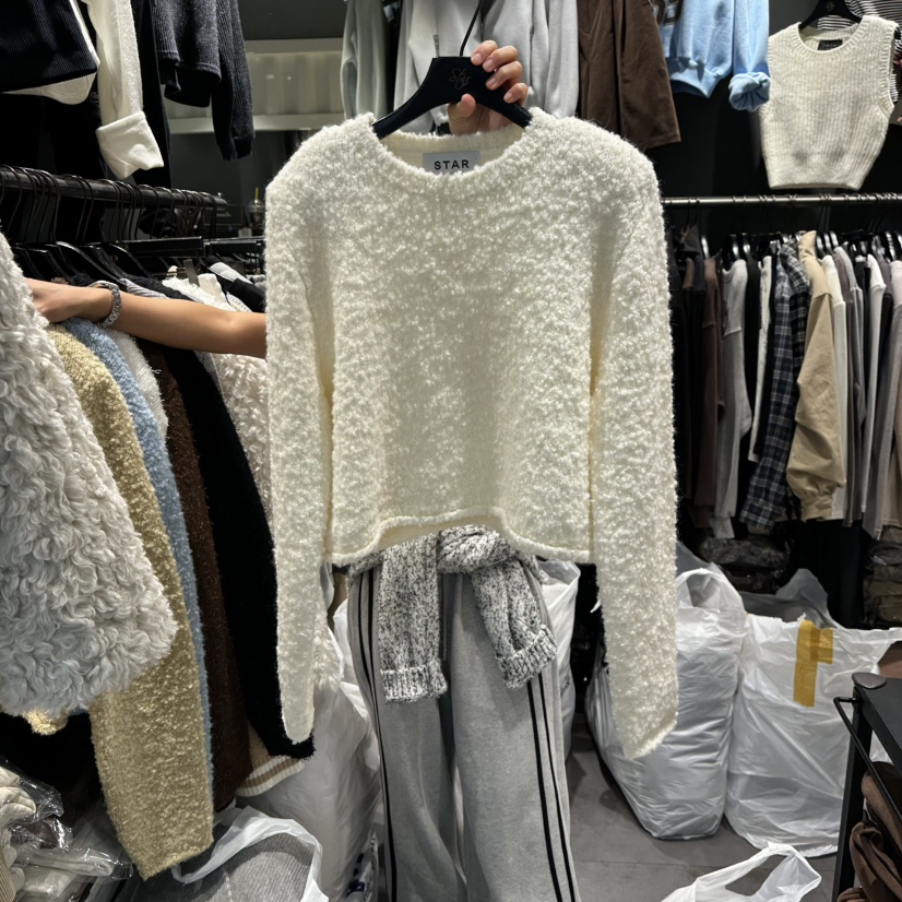 LONE STAR韓國直郵㊣女裝新款人氣職業休閑推薦熱賣針織衫LONE STAR針織衫圖色1