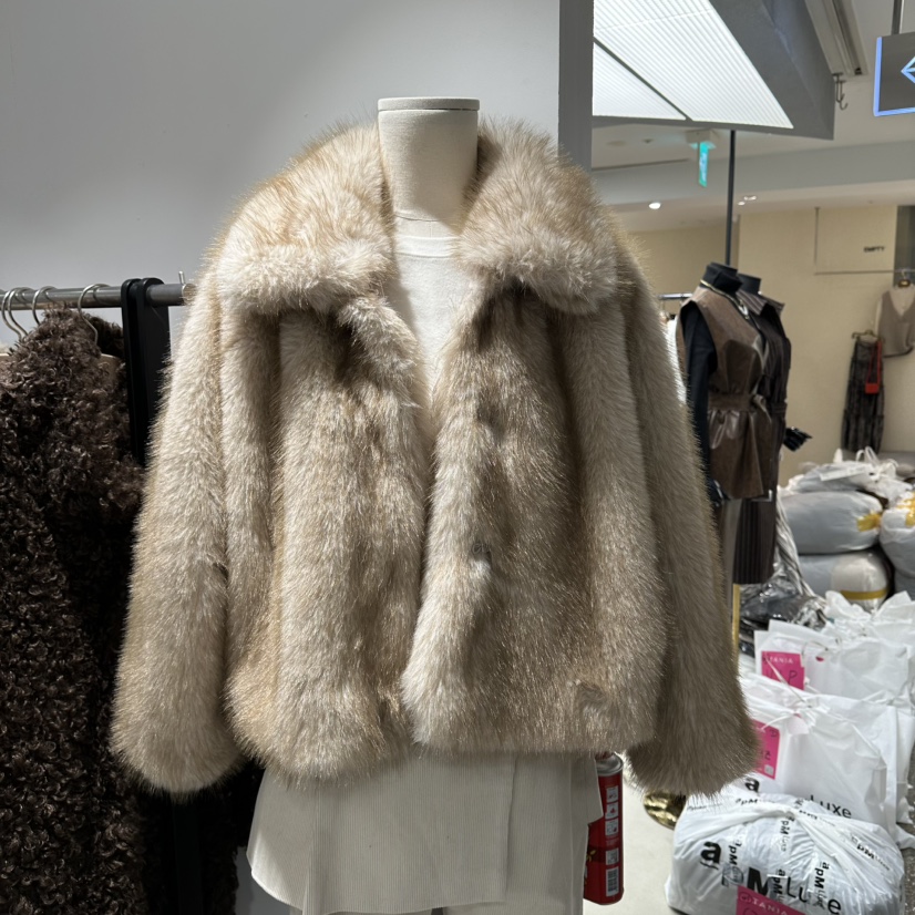 GREEK東大門㊣實拍女士新品人氣時尚職業熱賣25秋冬短款大衣GREEK短款大衣圖色1