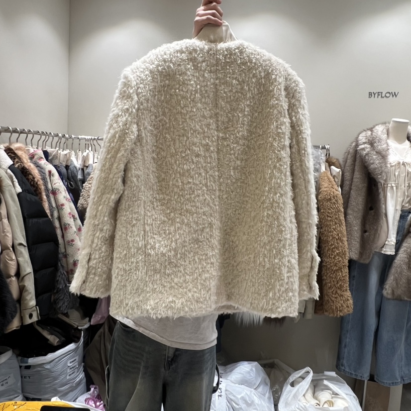 BY FLOW韓國直郵㊣女士新品熱賣職業休閑時尚推薦人氣夾克BY FLOW夾克