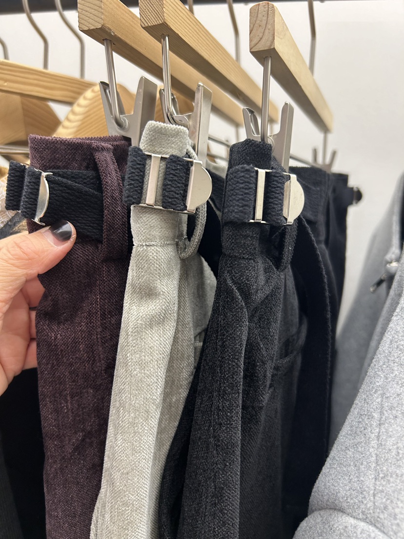 AS THOUGHT韓國代購㊣女裝新品推薦人氣25秋冬熱賣休閑褲腰帶AS THOUGHT休閑褲