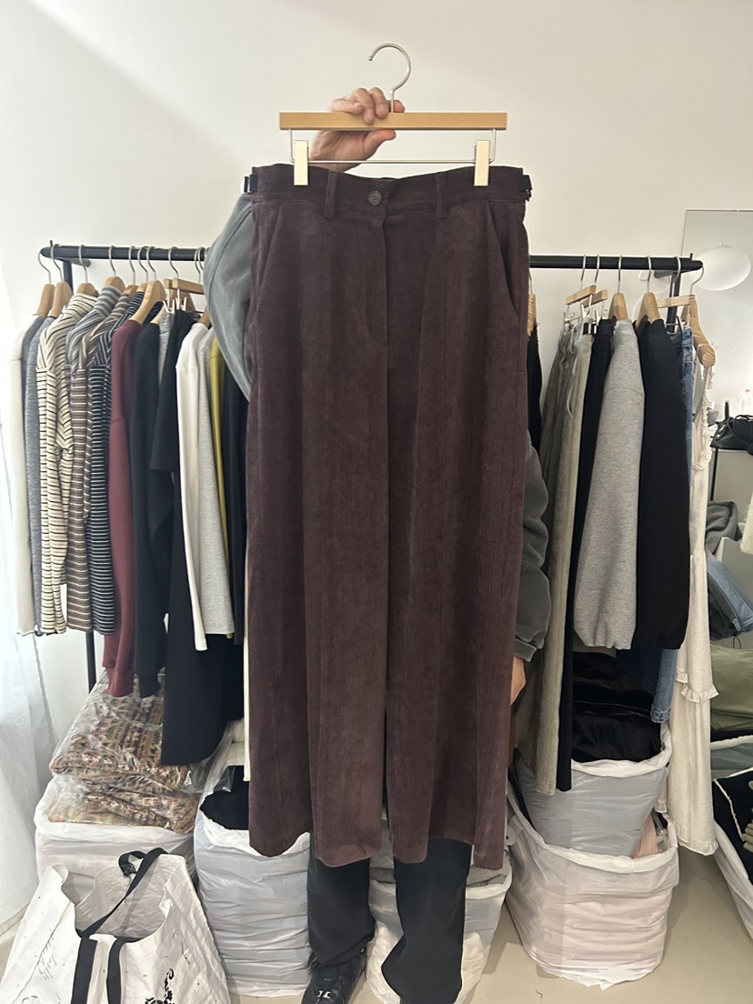 AS THOUGHT韓國代購㊣女裝新品推薦人氣25秋冬熱賣休閑褲腰帶AS THOUGHT休閑褲圖色2