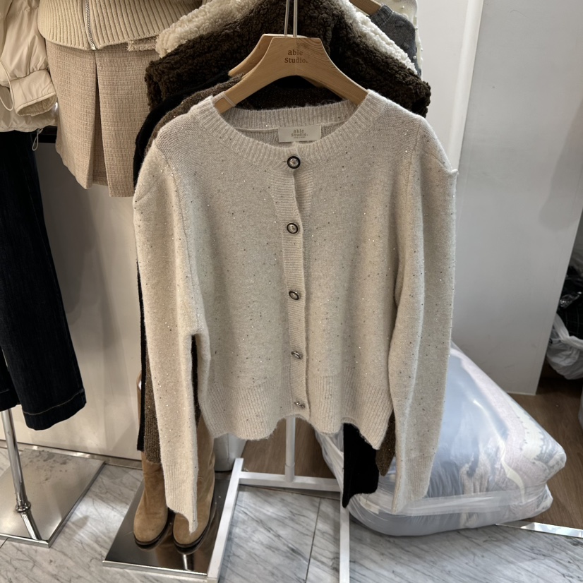 ABLESTUDIO東大門㊣直郵女士新款推薦人氣休閑熱賣時尚針織衫ABLESTUDIO針織衫圖色2
