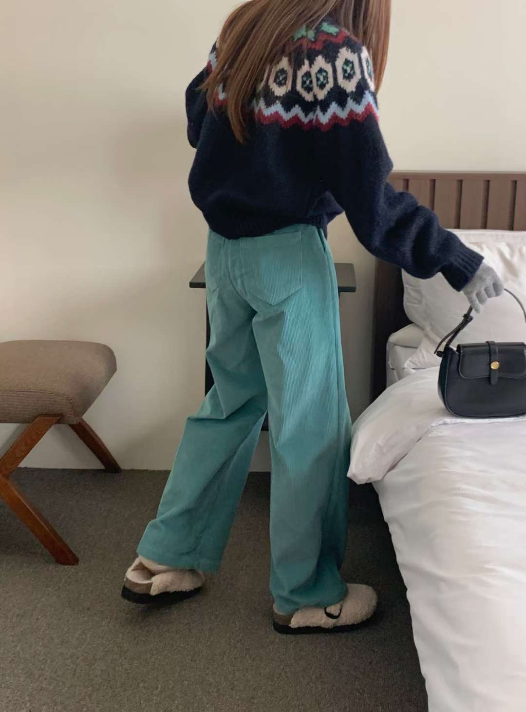 MONOPOLY-모노폴리-T韓國代購㊣女裝新款休閑推薦職業休閑褲MONO_POLY休閑褲