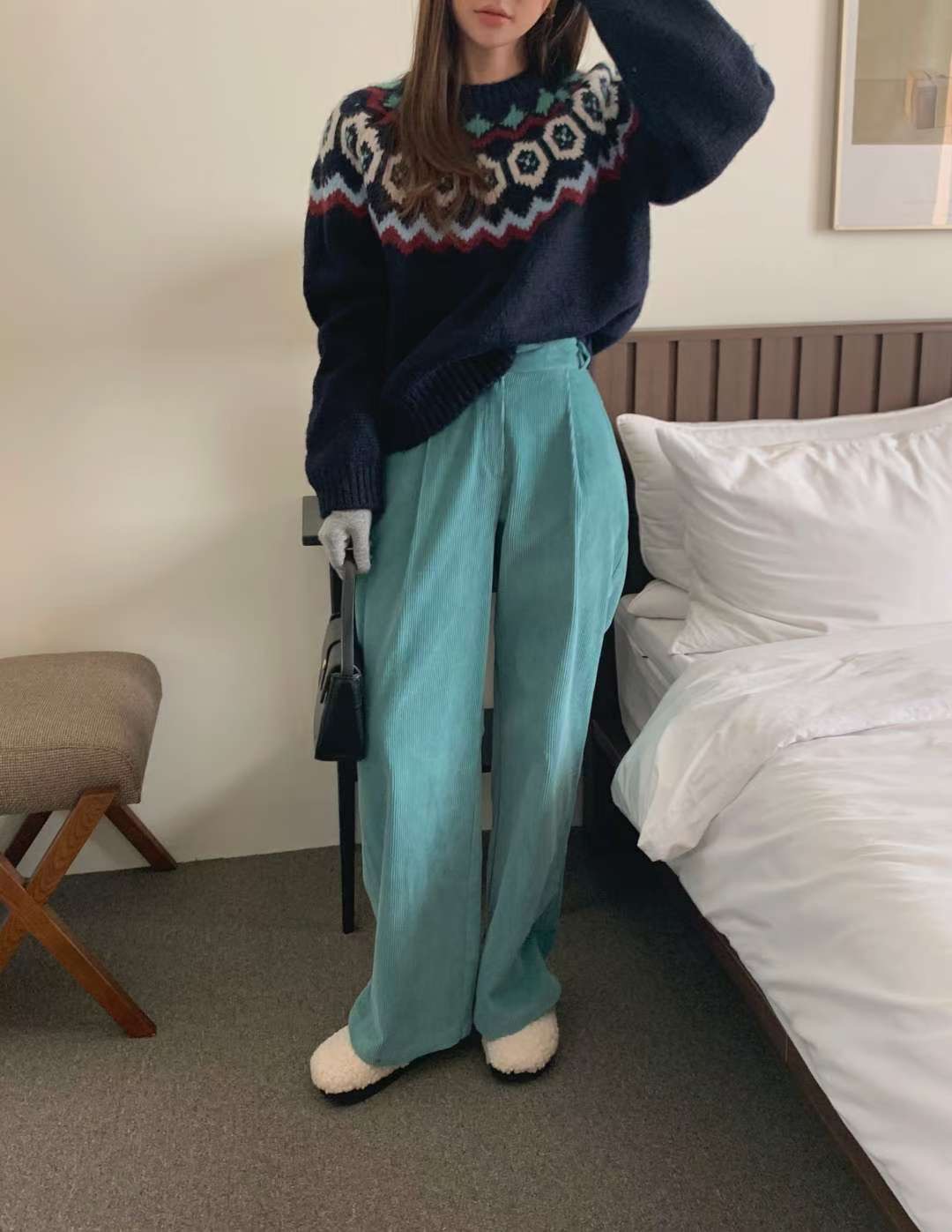 MONOPOLY-모노폴리-T韓國代購㊣女裝新款休閑推薦職業休閑褲MONO_POLY休閑褲圖色2