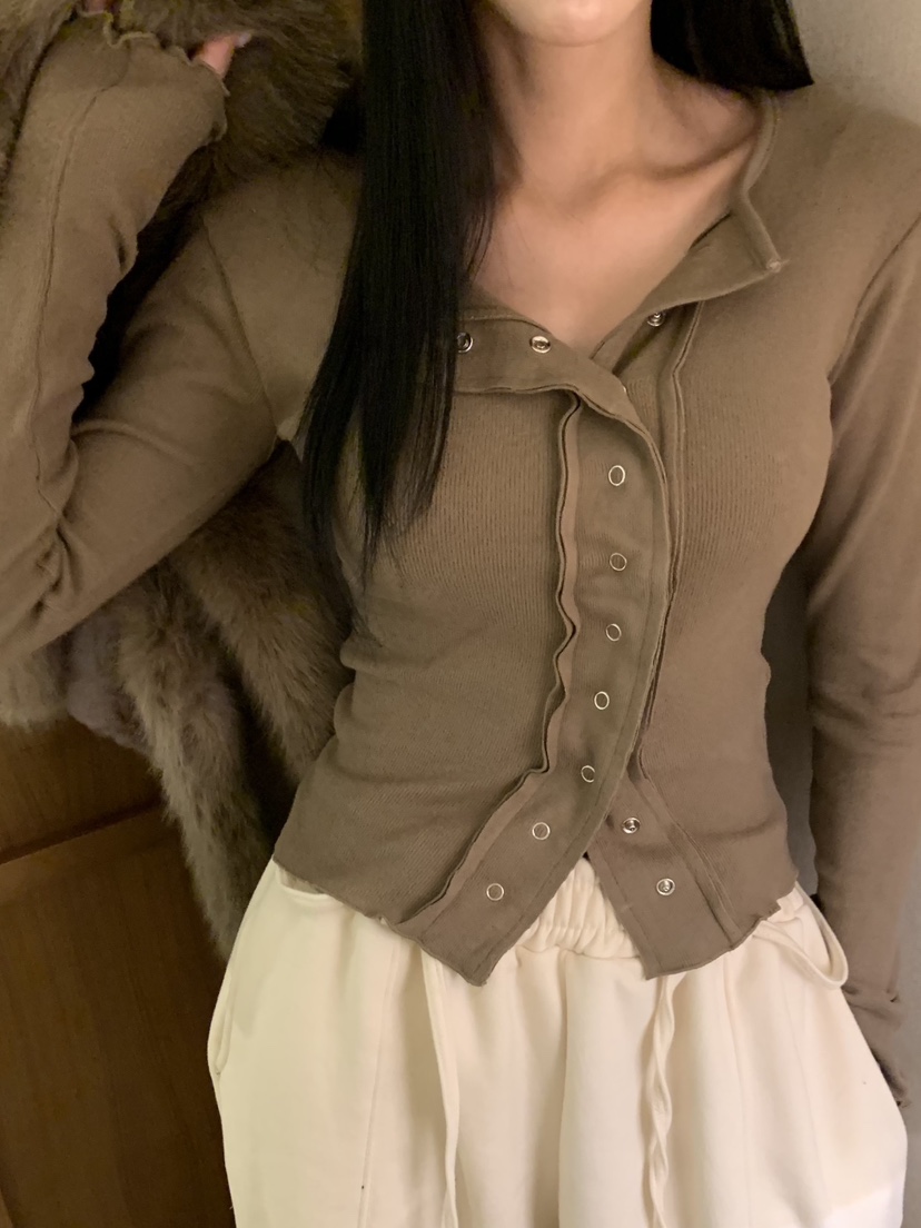 BADCALM東大門㊣實拍女士新品推薦25秋冬熱賣人氣時尚長袖T恤BADCALM長袖T恤