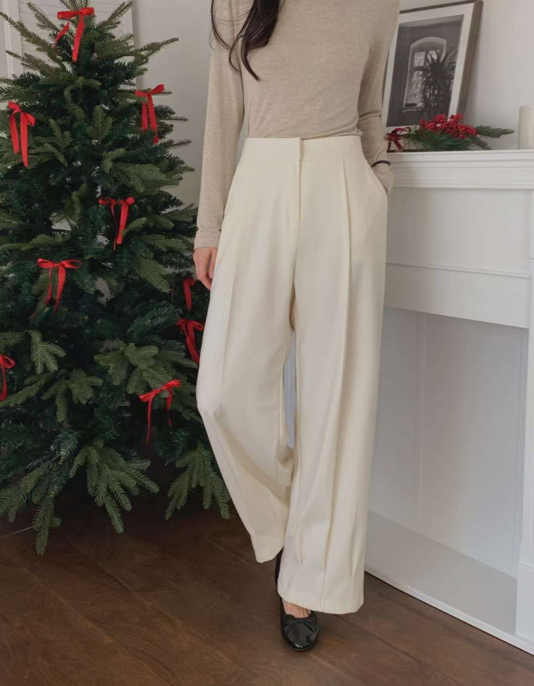 MONOPOLY-모노폴리-T東大門㊣直郵女士新品時尚25秋冬休閑褲MONO_POLY休閑褲圖色1