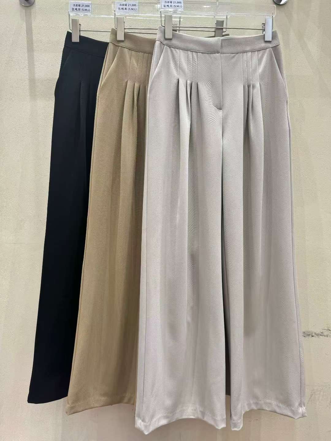 MONOPOLY-모노폴리-T東大門㊣實拍女裝新款25秋冬休閑褲鉤針編織MONO_POLY休閑褲