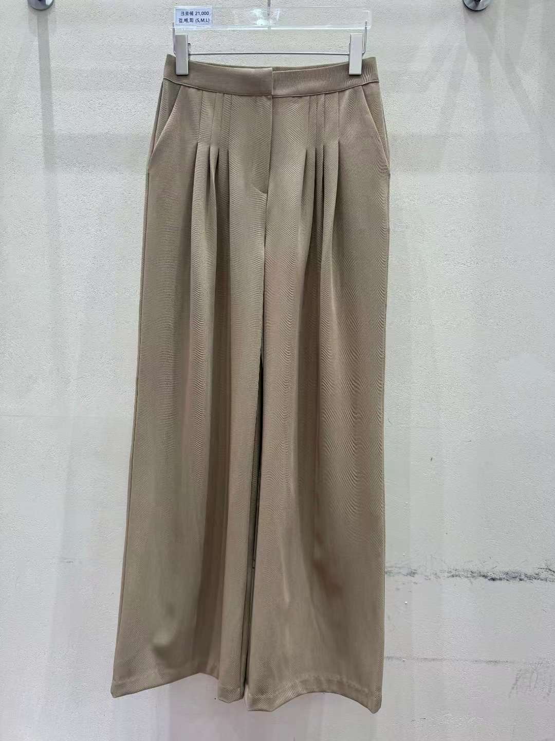 MONOPOLY-모노폴리-T東大門㊣實拍女裝新款25秋冬休閑褲鉤針編織MONO_POLY休閑褲圖色2