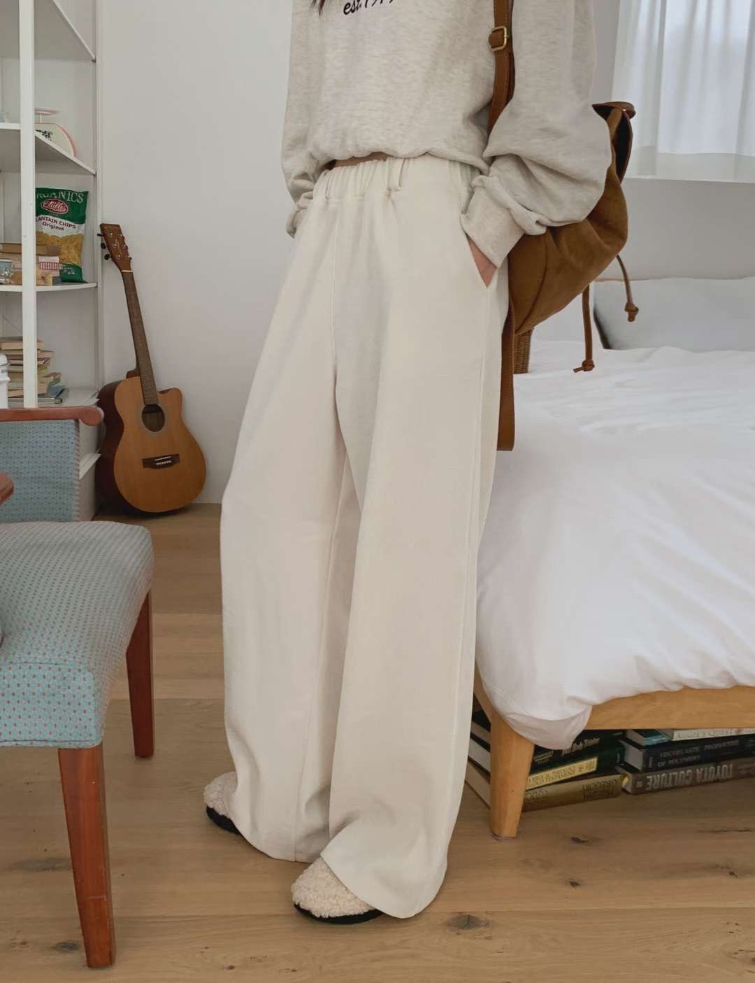 MONOPOLY-모노폴리-T東大門㊣實拍女裝新款時尚休閑褲燈心絨MONO_POLY休閑褲