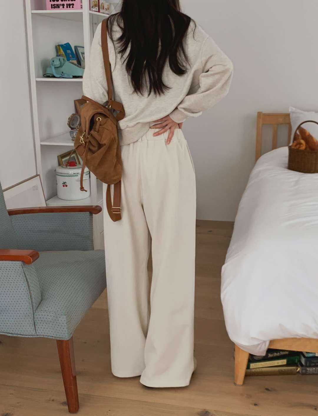 MONOPOLY-모노폴리-T東大門㊣實拍女裝新款時尚休閑褲燈心絨MONO_POLY休閑褲