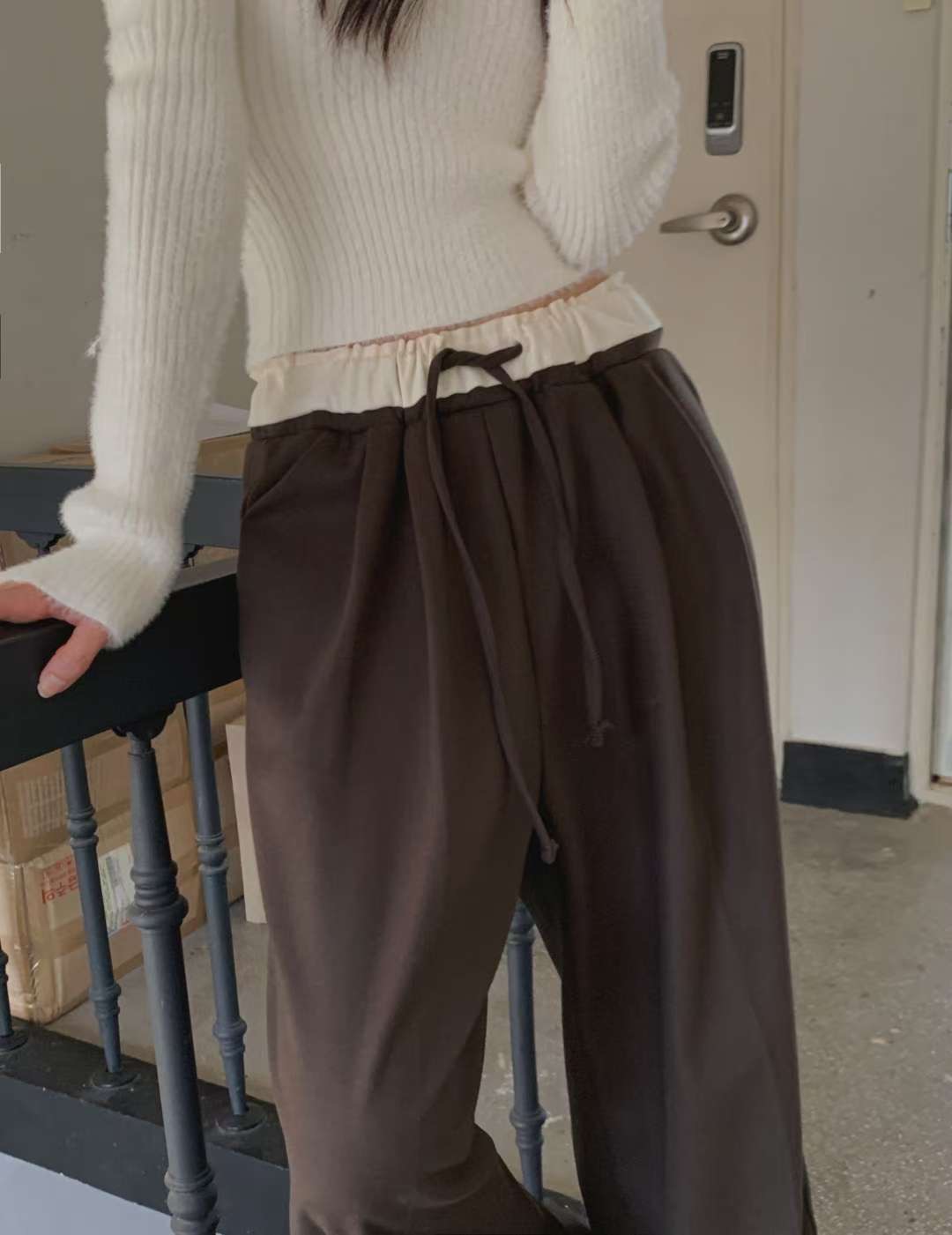 MONOPOLY-모노폴리-T東大門㊣代購女士新品熱賣推薦休閑褲MONO_POLY休閑褲