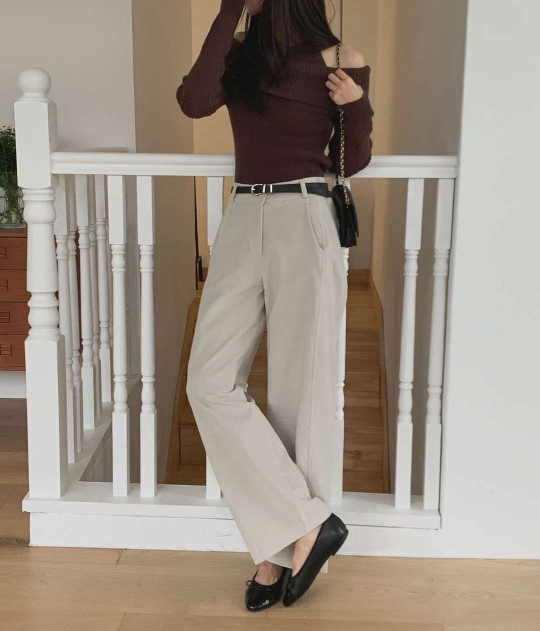 MONOPOLY-모노폴리-T韓國直郵㊣女裝新款25秋冬休閑休閑褲MONO_POLY休閑褲