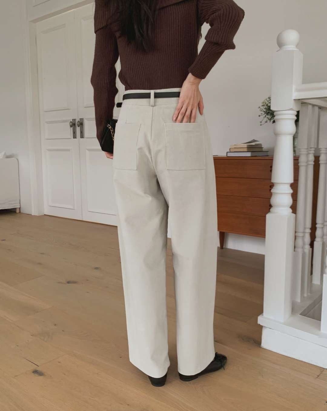 MONOPOLY-모노폴리-T韓國直郵㊣女裝新款25秋冬休閑休閑褲MONO_POLY休閑褲