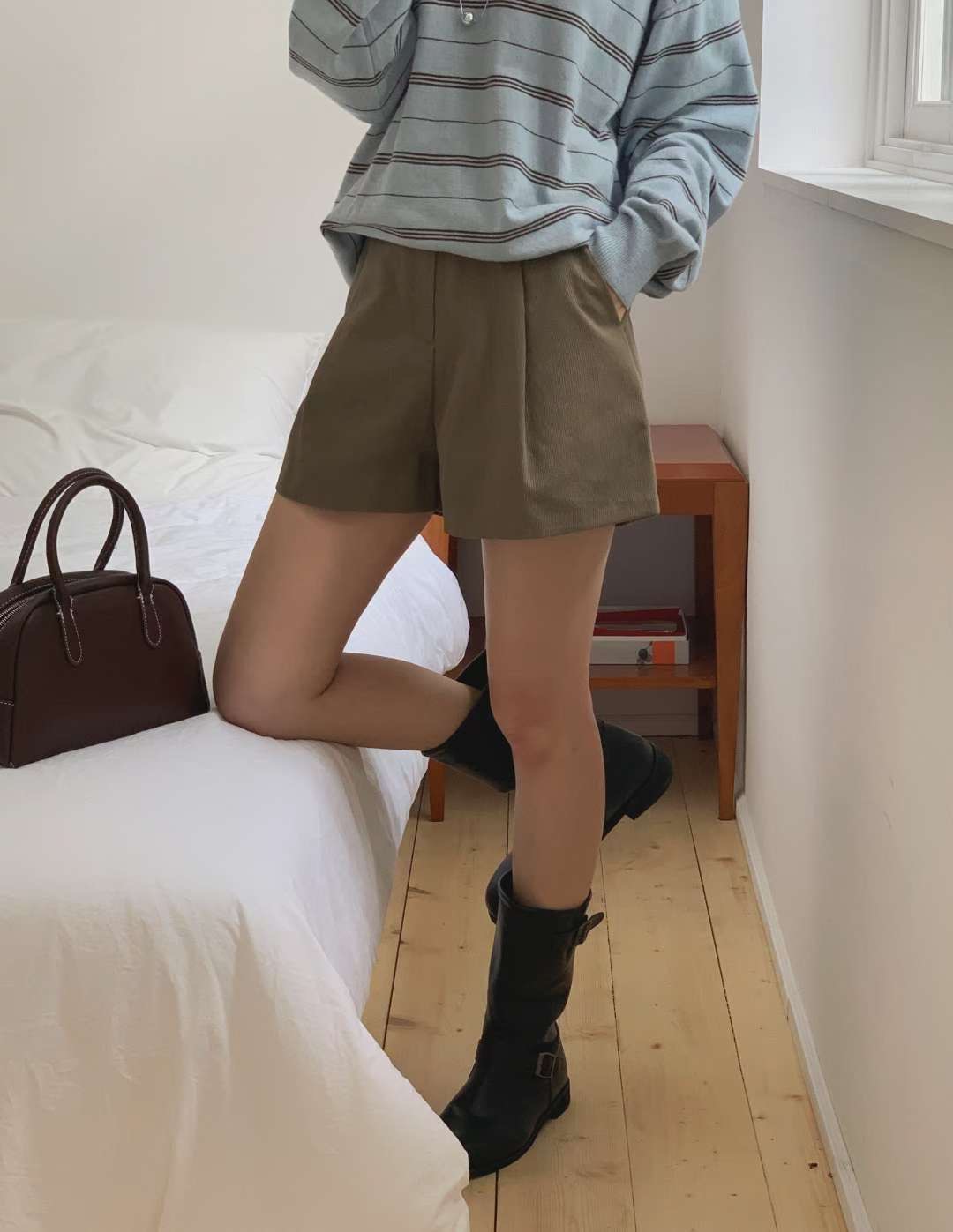 MONOPOLY-모노폴리-T東大門㊣實拍女裝新款職業人氣熱賣短褲MONO_POLY短褲