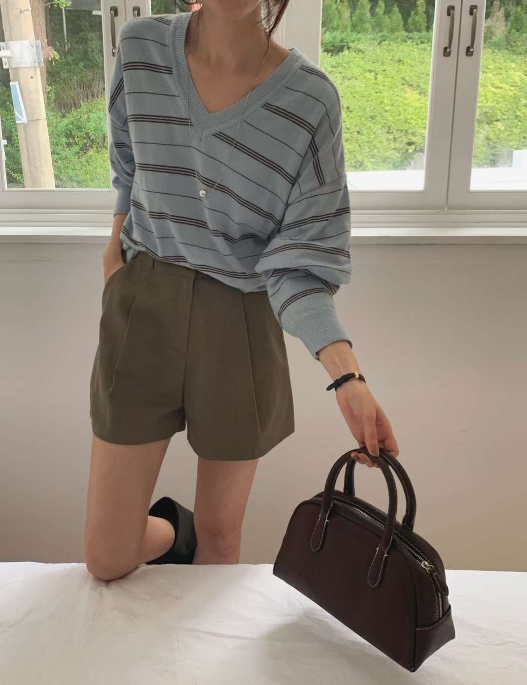 MONOPOLY-모노폴리-T東大門㊣實拍女裝新款職業人氣熱賣短褲MONO_POLY短褲圖色1