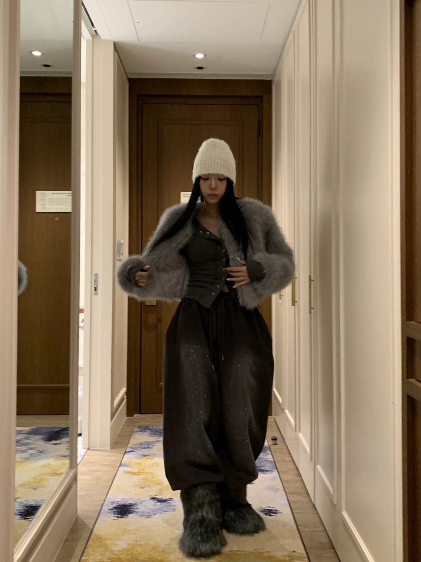 BADCALM東大門㊣代購女士新品熱賣25秋冬人氣職業時尚休閑褲BADCALM休閑褲