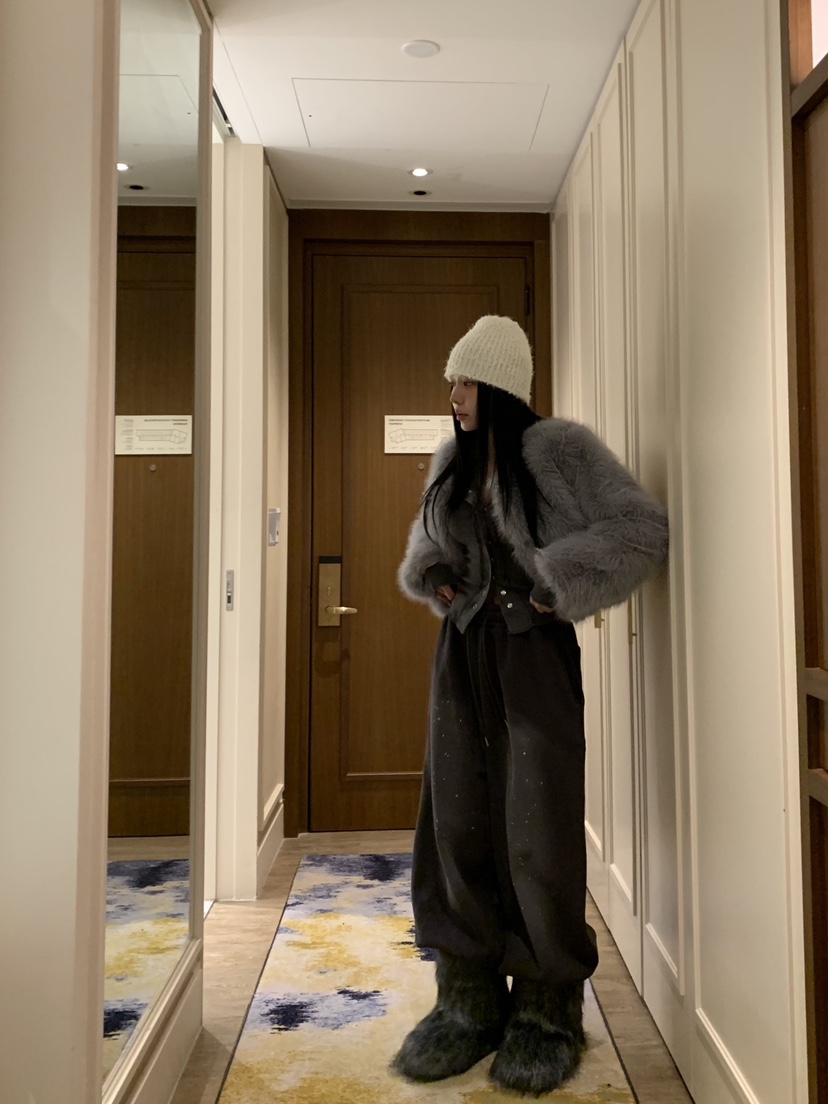 BADCALM東大門㊣代購女士新品熱賣25秋冬人氣職業時尚休閑褲BADCALM休閑褲