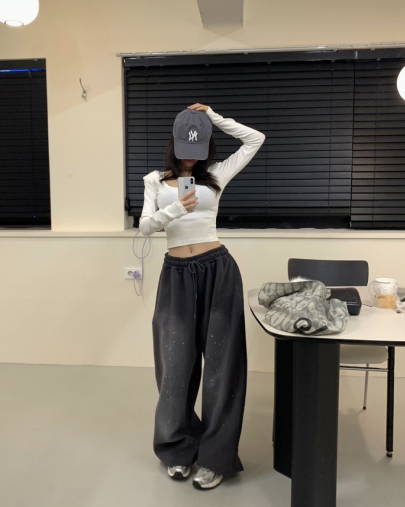 BADCALM東大門㊣代購女士新品熱賣25秋冬人氣職業時尚休閑褲BADCALM休閑褲