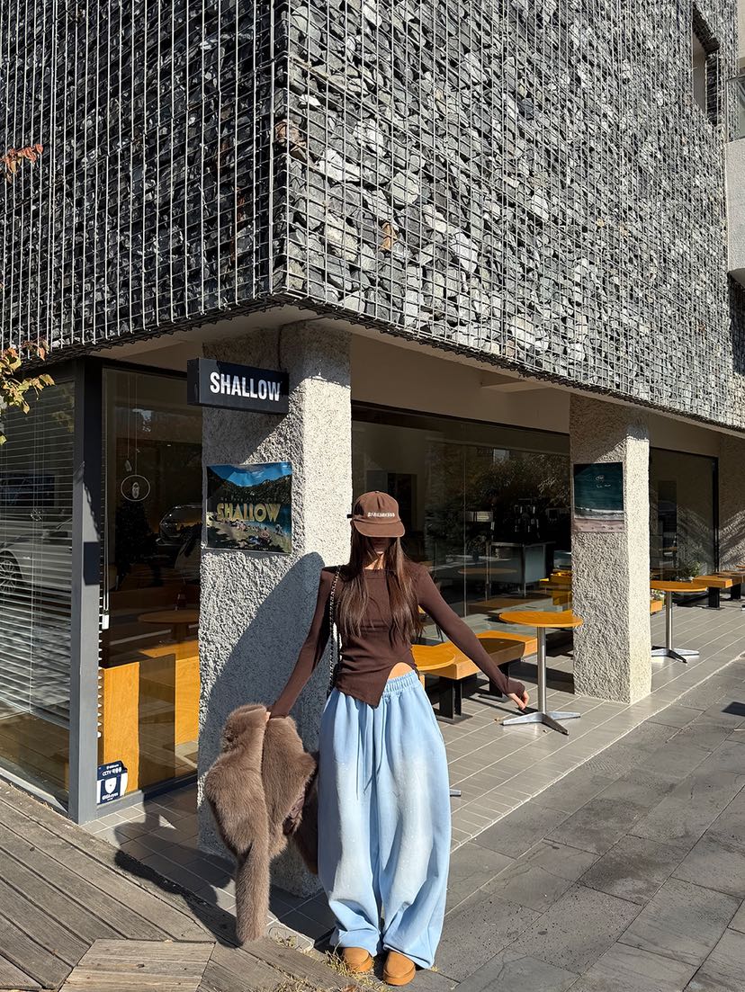 BADCALM東大門㊣代購女士新品熱賣25秋冬人氣職業時尚休閑褲BADCALM休閑褲