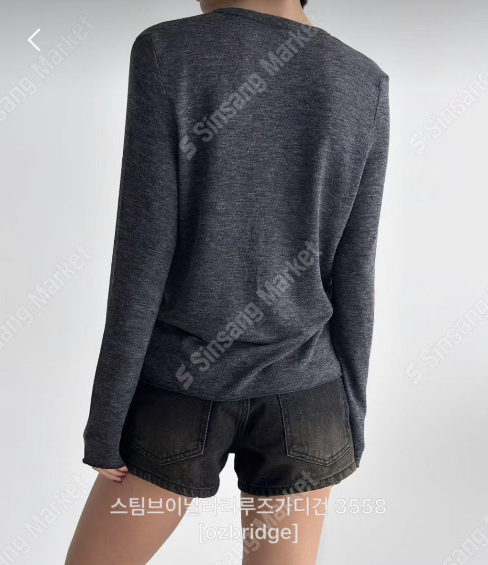 OZBRIDGE 오즈브릿지韓國直郵㊣女裝新品休閑長袖T恤寬松開衫OZBRIDGE 오즈브릿지長袖T恤