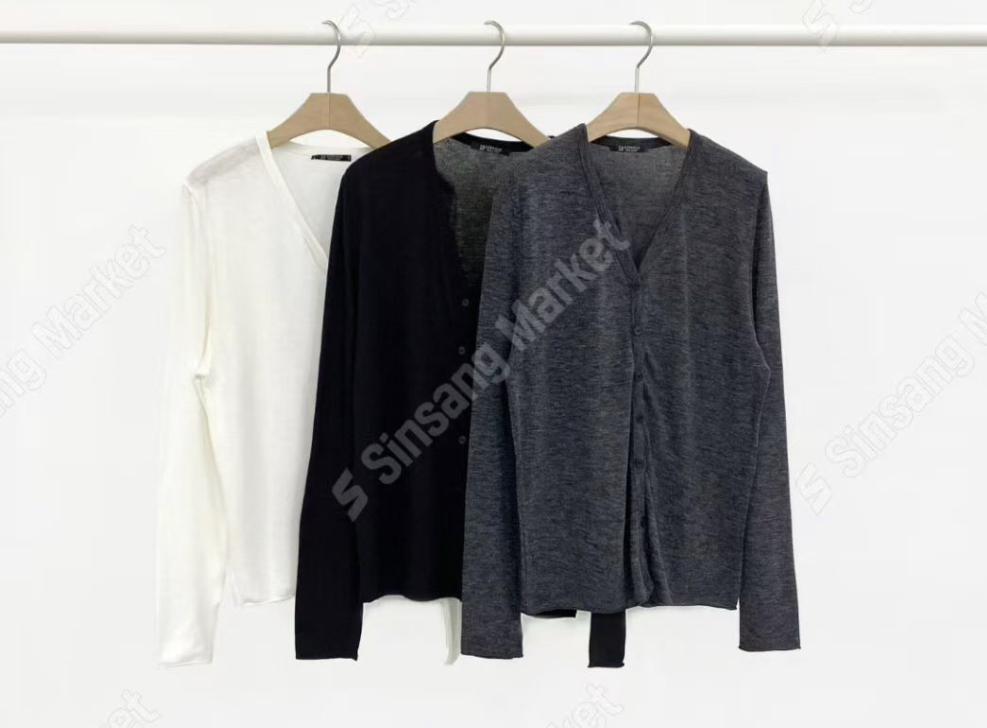 OZBRIDGE 오즈브릿지韓國直郵㊣女裝新品休閑長袖T恤寬松開衫OZBRIDGE 오즈브릿지長袖T恤圖色2左二色