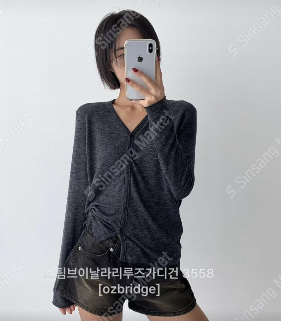 OZBRIDGE 오즈브릿지韓國直郵㊣女裝新品休閑長袖T恤寬松開衫OZBRIDGE 오즈브릿지長袖T恤圖色3