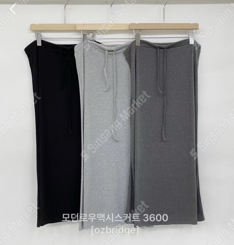 OZBRIDGE 오즈브릿지韓國代購㊣女裝新款推薦時尚休閑長裙OZBRIDGE 오즈브릿지長裙圖色1左一色