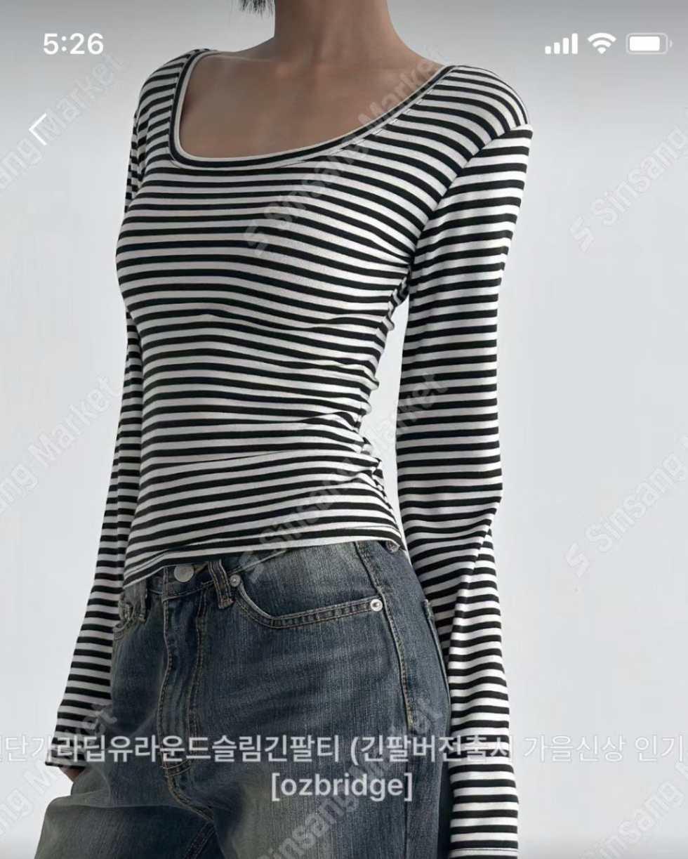 OZBRIDGE 오즈브릿지東大門㊣直郵女士新品推薦長袖T恤修身圓領OZBRIDGE 오즈브릿지長袖T恤