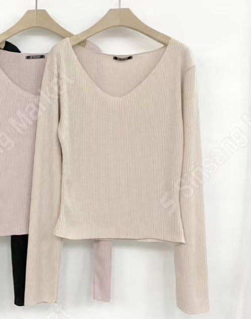 OZBRIDGE 오즈브릿지東大門㊣實拍女裝新品職業長袖T恤修身寬松OZBRIDGE 오즈브릿지長袖T恤圖色4