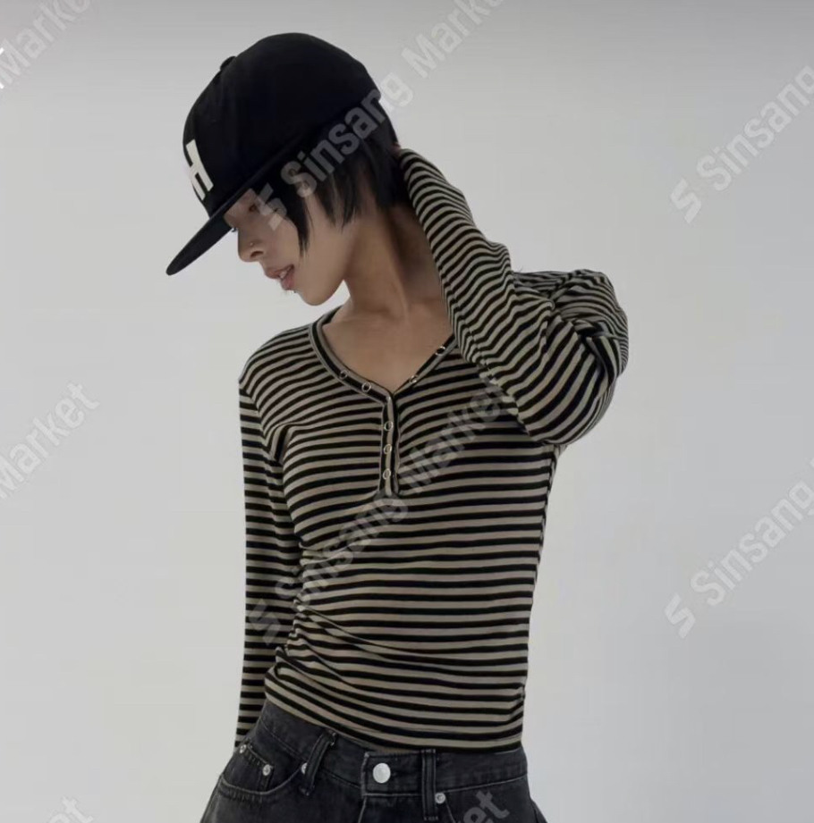 OZBRIDGE 오즈브릿지東大門㊣直郵女士新款推薦長袖T恤修身寬松OZBRIDGE 오즈브릿지長袖T恤