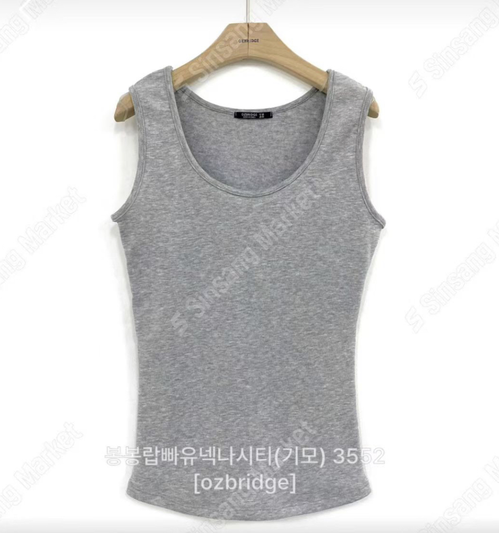OZBRIDGE 오즈브릿지東大門㊣直郵女士新款職業休閑吊帶背心OZBRIDGE 오즈브릿지吊帶/背心圖色3