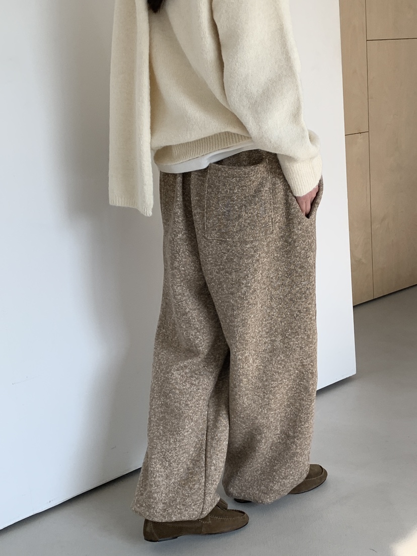 OURS東大門㊣實拍女士新款推薦人氣真品25秋冬職業休閑褲羊毛OURS休閑褲