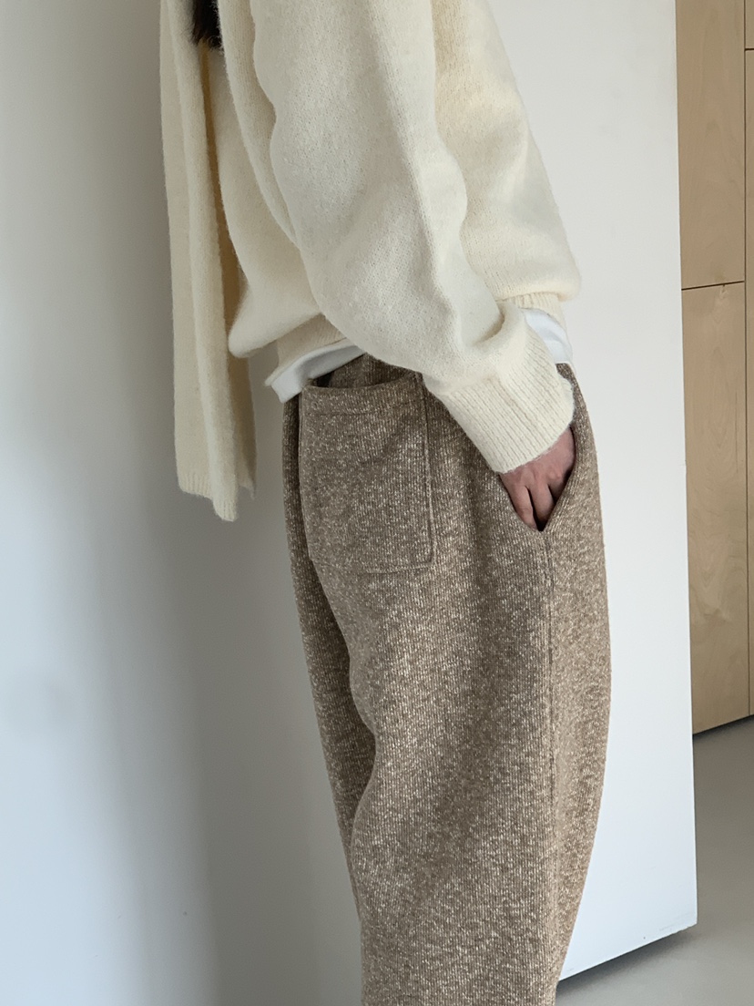 OURS東大門㊣實拍女士新款推薦人氣真品25秋冬職業休閑褲羊毛OURS休閑褲