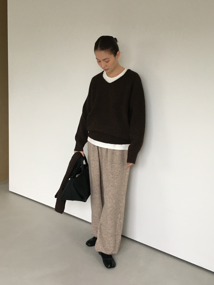 OURS東大門㊣實拍女士新款推薦人氣真品25秋冬職業休閑褲羊毛OURS休閑褲