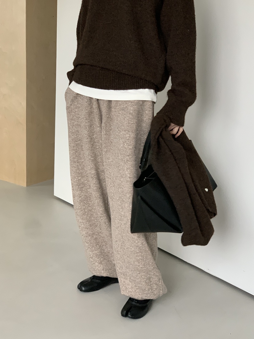 OURS東大門㊣實拍女士新款推薦人氣真品25秋冬職業休閑褲羊毛OURS休閑褲