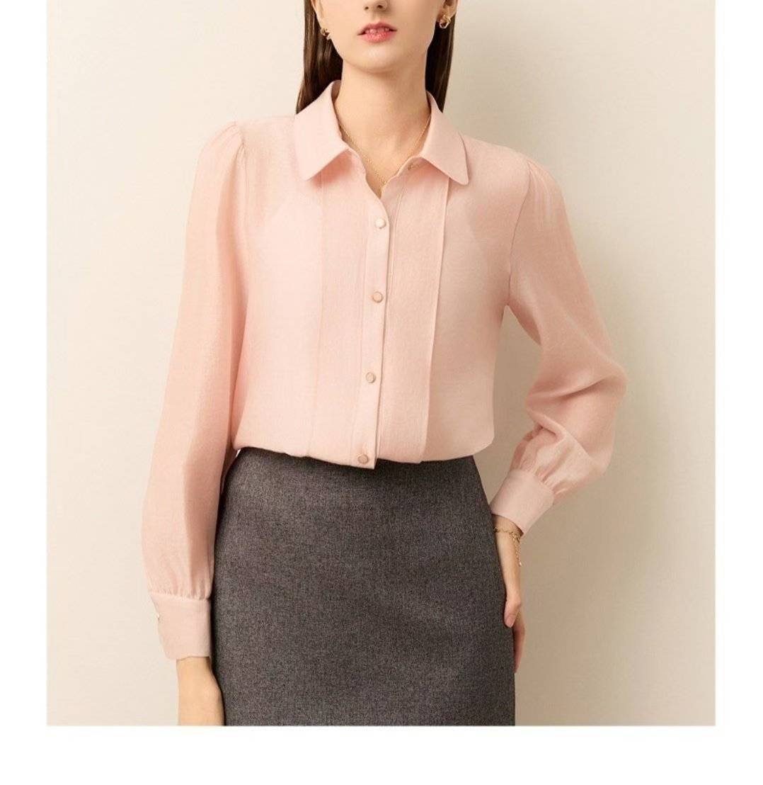 OLIVIA東大門㊣代購女士新款熱賣休閑時尚推薦真品襯衫蕾絲衫OLIVIA襯衫/蕾絲衫圖色1