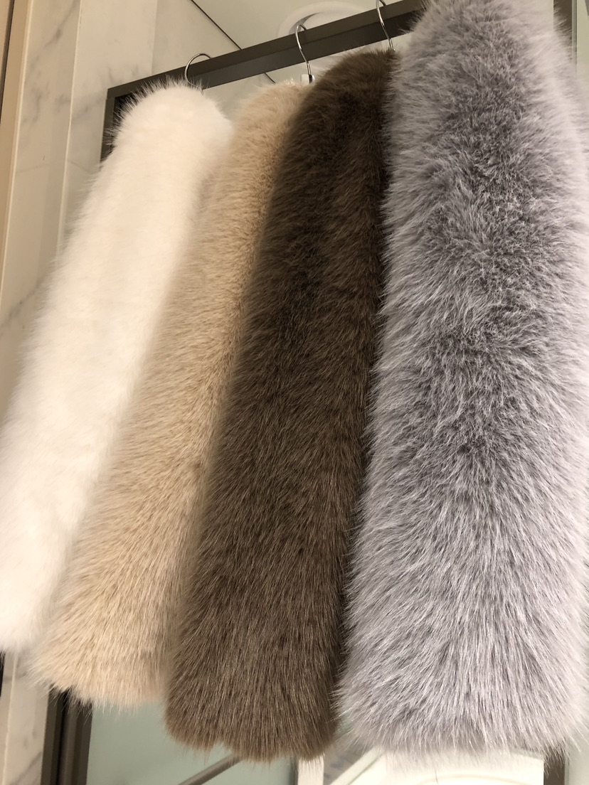 BADCALM韓國代購㊣女裝新品時尚休閑人氣熱賣短款大衣毛皮狐貍BADCALM短款大衣