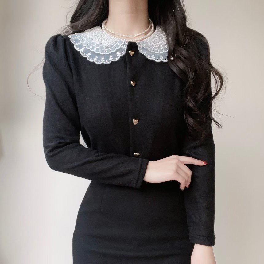 OLIVIA東大門㊣實拍女裝新品推薦時尚職業真品襯衫蕾絲衫開衫OLIVIA襯衫/蕾絲衫圖色1