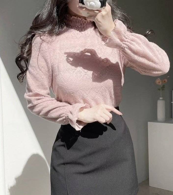 OLIVIA韓國代購㊣女士新款人氣真品推薦休閑熱賣襯衫蕾絲衫OLIVIA襯衫/蕾絲衫圖色2