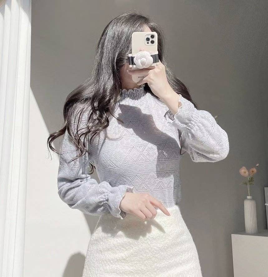 OLIVIA韓國代購㊣女士新款人氣真品推薦休閑熱賣襯衫蕾絲衫OLIVIA襯衫/蕾絲衫圖色3