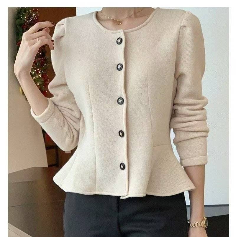 OLIVIA韓國直郵㊣女裝新品熱賣推薦職業時尚25秋冬人氣針織衫OLIVIA針織衫圖色1