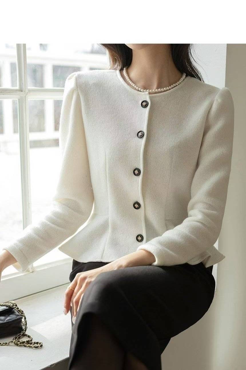 OLIVIA韓國直郵㊣女裝新品熱賣推薦職業時尚25秋冬人氣針織衫OLIVIA針織衫圖色2