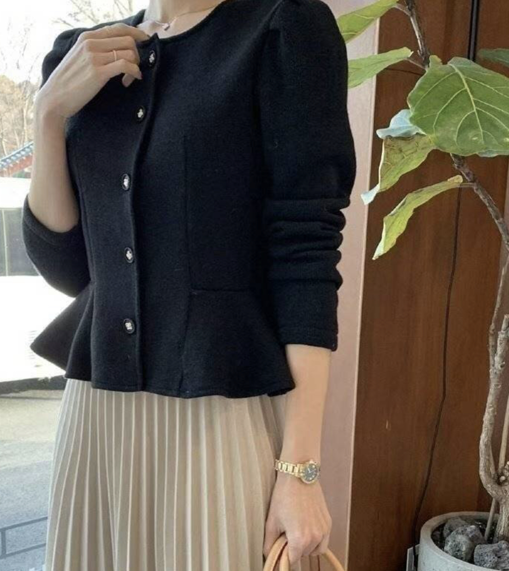 OLIVIA韓國直郵㊣女裝新品熱賣推薦職業時尚25秋冬人氣針織衫OLIVIA針織衫圖色3