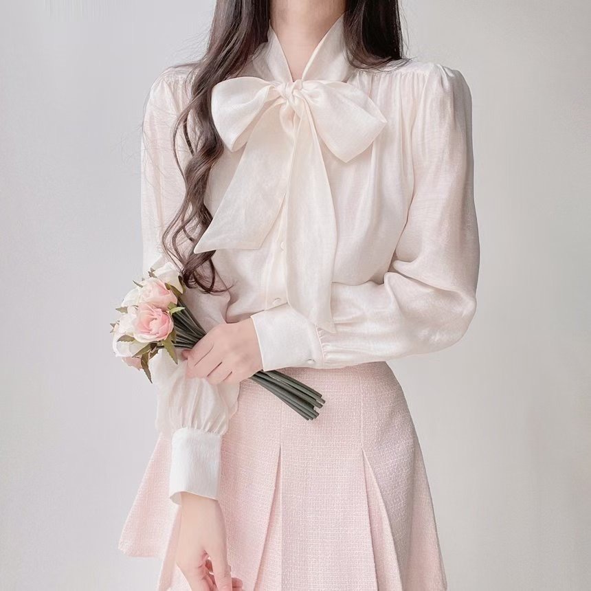 OLIVIA東大門㊣代購女士新款推薦時尚熱賣人氣職業襯衫蕾絲衫OLIVIA襯衫/蕾絲衫圖色2