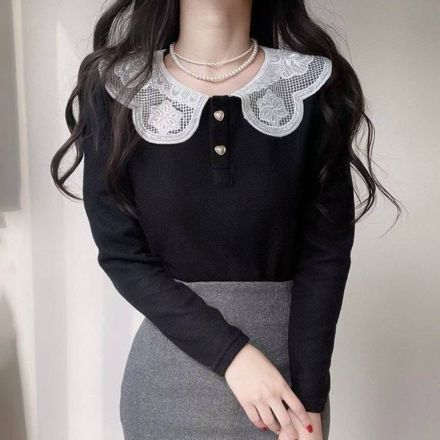 OLIVIA東大門㊣直郵女裝新款25秋冬熱賣職業時尚休閑針織衫OLIVIA針織衫圖色3