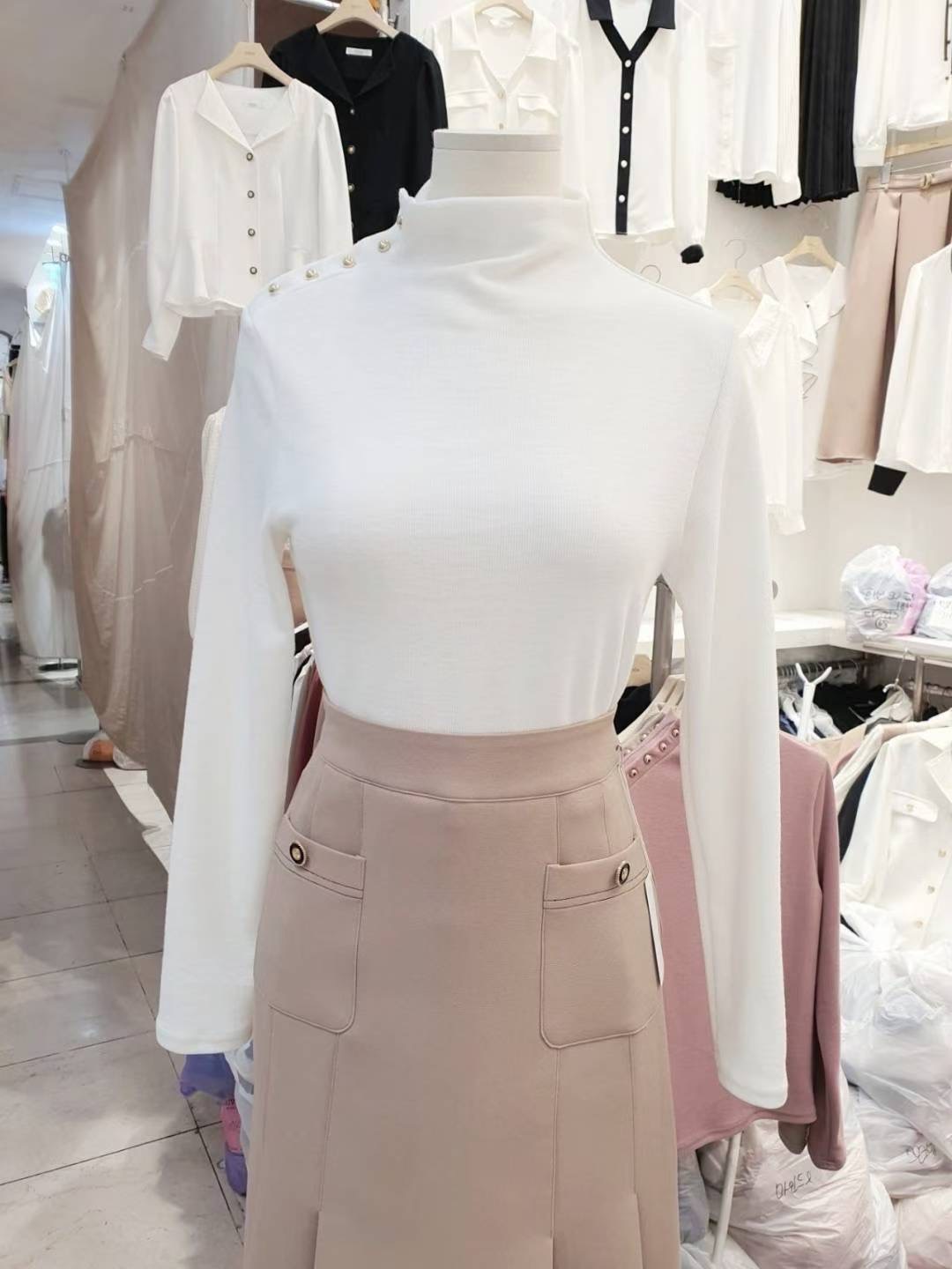 OLIVIA東大門㊣直郵女裝新品休閑職業25秋冬真品人氣長袖T恤OLIVIA長袖T恤圖色4