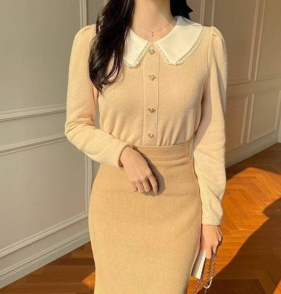 OLIVIA東大門㊣代購女士新品時尚推薦人氣真品休閑襯衫蕾絲衫OLIVIA襯衫/蕾絲衫圖色3