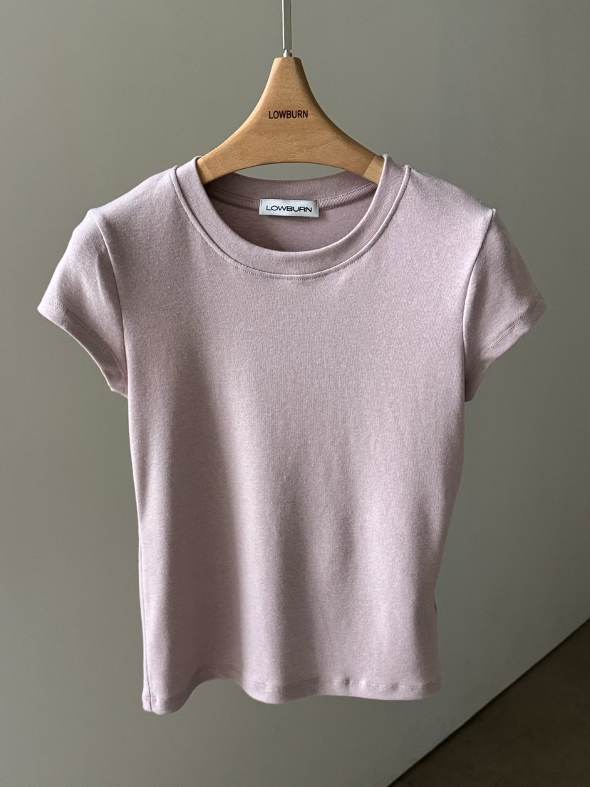 LOWBURN韓國直郵㊣女裝新款人氣25秋冬職業時尚熱賣休閑T恤LOWBURNT恤圖色3